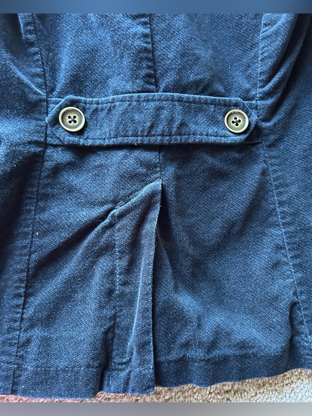 Mossimo Supply Co. Women’s corduroy double-breasted pea coat jacket Size Medium - Picture 9 of 13